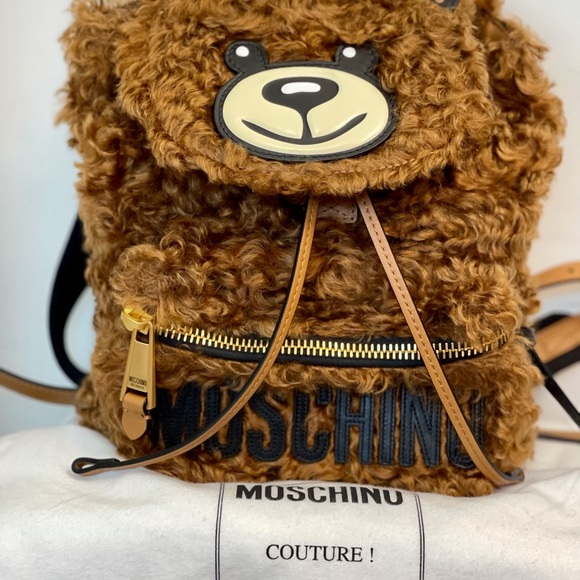 Authentic Moschino Teddy Mohair Backpack main image 10